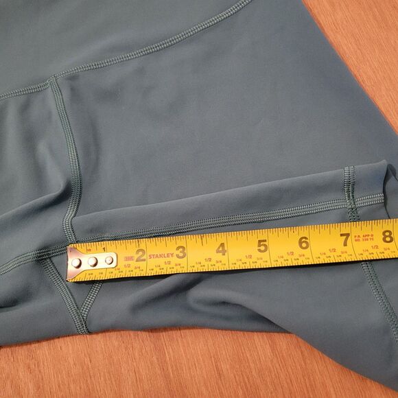 Lululemon Shorts Women 10 Green Wunder Train 8" Athleisure Sportswear lw7bh0 - Picture 12 of 13